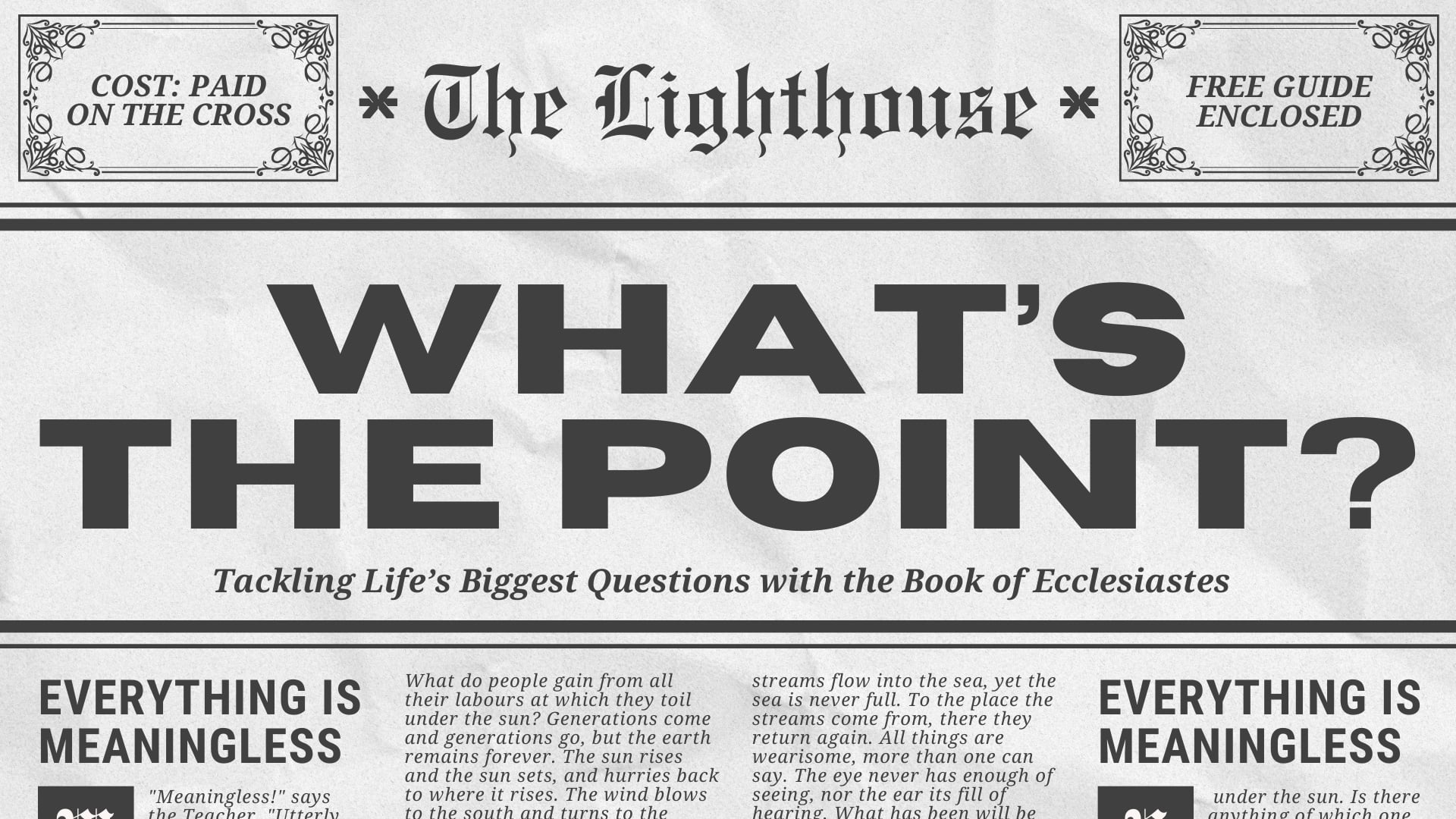 What’s the Point? Part 5